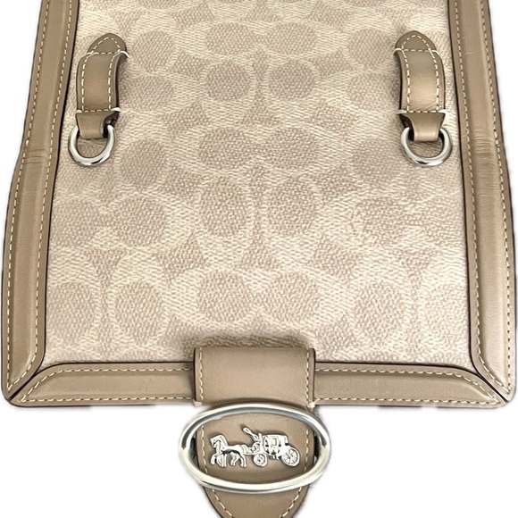 Coach Riley Convertible 3-way Belt Bag in Signature Canvas/Leather - Picture 6 of 14